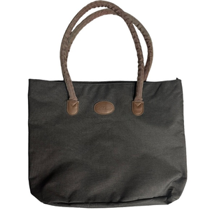 Bella Russo Gray & Brown Traveling‎ Weekender Tote